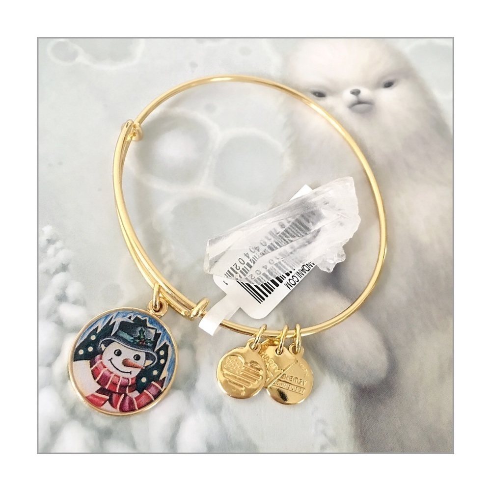 NWT Alex & Ani Limited Edition Snowman Bracelet